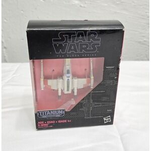 Star Wars Titanium Black Series Rebel X-Wing Die Cast Disney Hasbro 2015 HTF #07
